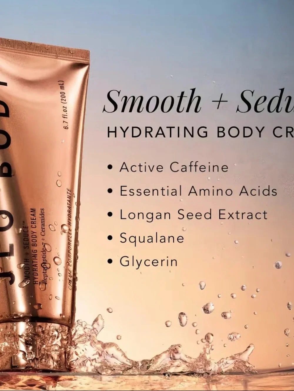JLo Body Radiance Moisturizer — Rose Gold Hydrating Body Cream